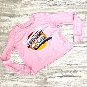 ROWDY SPROUT Johnny Cash Cropped T Shirt